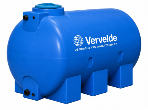 Elbi Vat LDPE blauw 2000ltr WRAS type CHO horizontaal