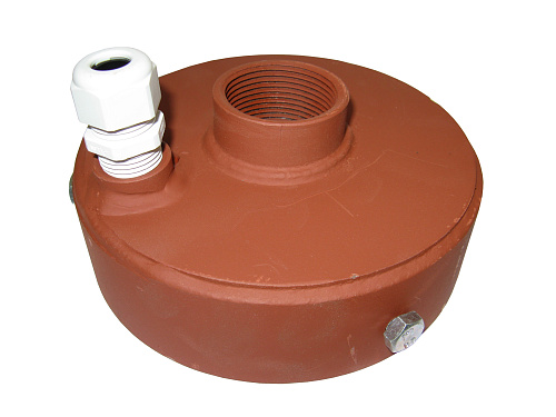 Putdeksel 125 metaal 1 1/4" doorvoer