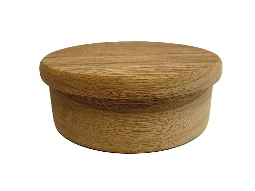 Hardhouten eindstop t.b.v. filterbuis