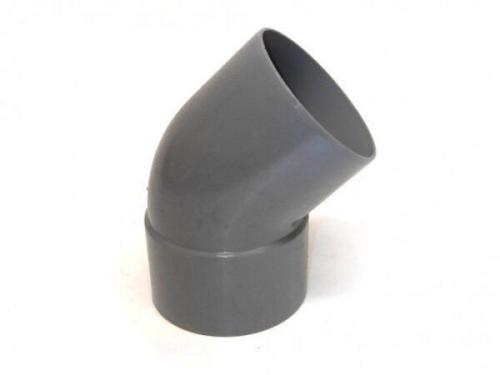 Lijmbocht PVC 1x lijmmof 1x spie 67 graden