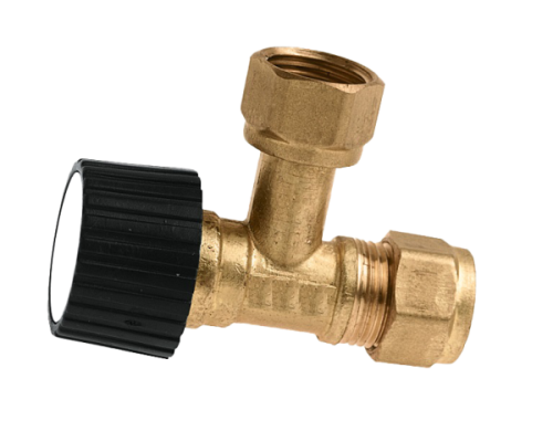 BONFIX Hoekstopkraan verchroomd 3/8" x 12 mm