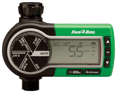 Rain Bird 1-Stations Batterijgestuurde (2x AA) Kraancomputer