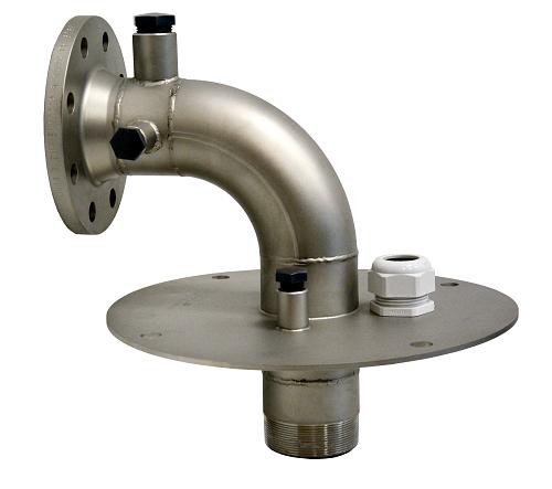 RVS 304 bronkap 4"passend op flens PVC 315mm