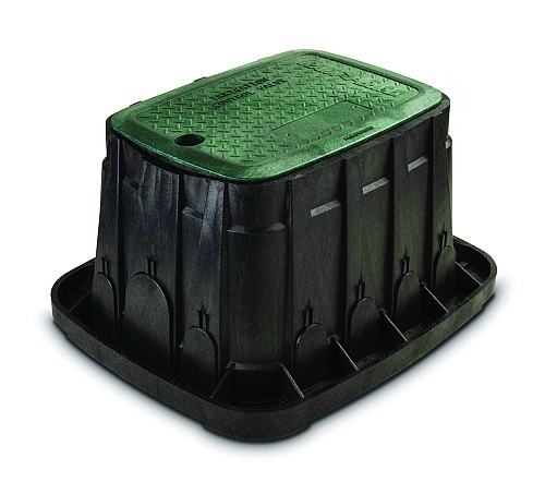 Rain Bird VB-STD-H Standaard HDPE Kleppendoos behuizing & deksel (groen) - L59,0cm x B49,1 cm x H31,