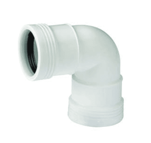 Wafix PP Bocht 88,5 graden m/m wit 