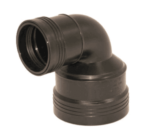 WAP bocht 75x50mm 88.5gr m/m zw