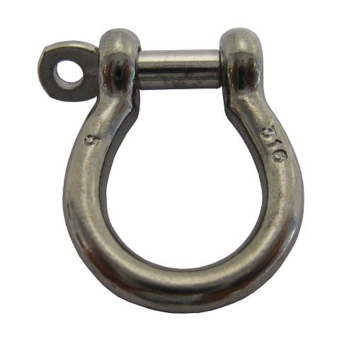 RVS harpsluiting M6 voor 4" bronpomp