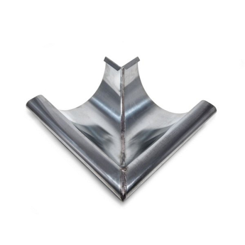 Buitenhoek M37 - Zink - Hoekstuk haaks gesoldeerd