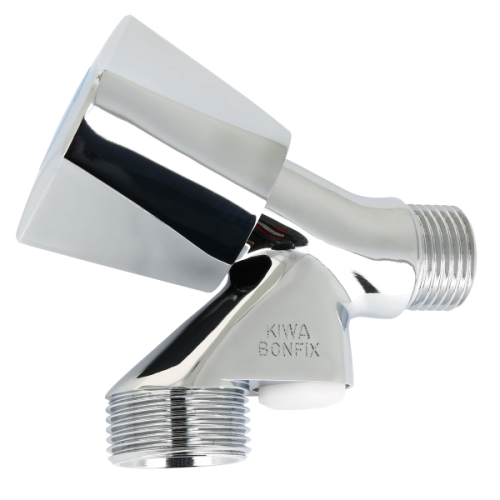 BONFIX Beluchterkraan met keerklep en chromen knop