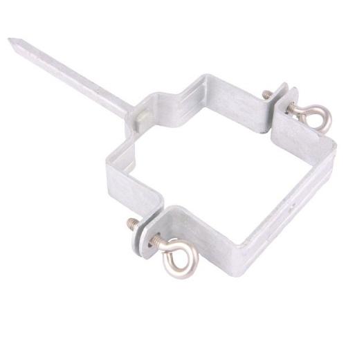 HWA-beugel - Vierkant 80 x 80 mm - Gegalvaniseerd - Met pen