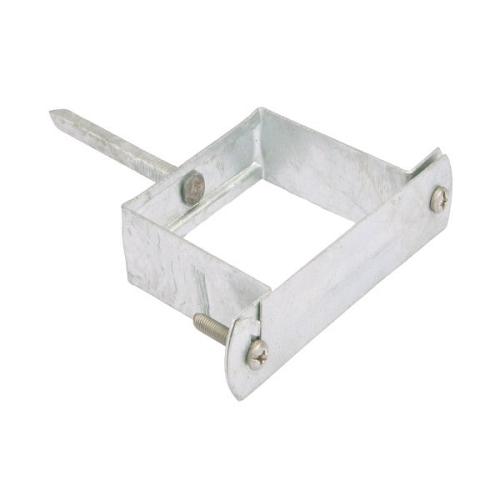 HWA-nis-beugel - Vierkant 80 x 80 mm - Gegalvaniseerd - Met pen