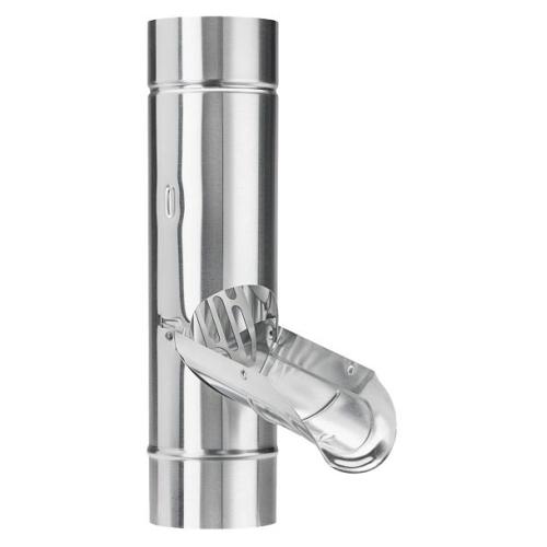 Regenwaterklep - Zink - 100 mm - Met RVS bladvanger