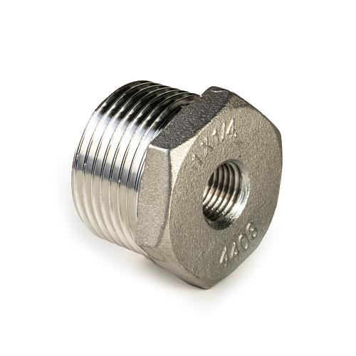 RVS Verloopring buitendraad x binnendraad 