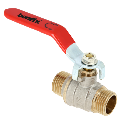 BONFIX Kogelkraan  bu.dr. x  bu dr. + rode hendel PN25