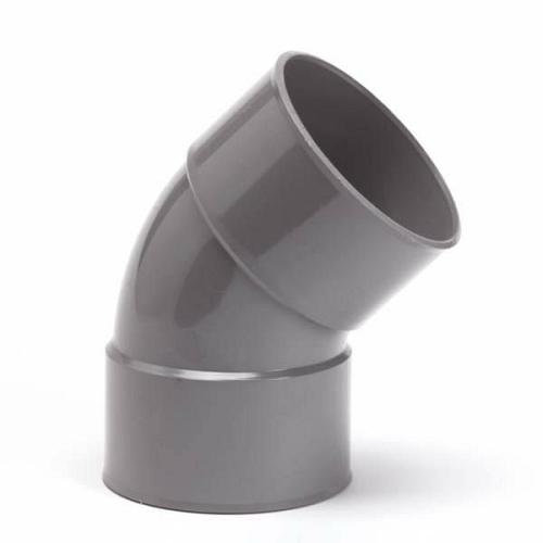 Pvc bocht 30 graden met 2x inwendige lijm verbinding 