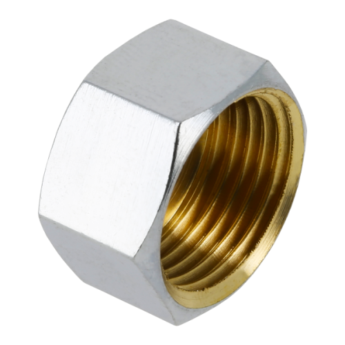 BONFIX Draad messing dop  binnendraad verchroomd