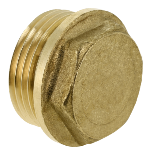 BONFIX Draad messing plug met zeskant