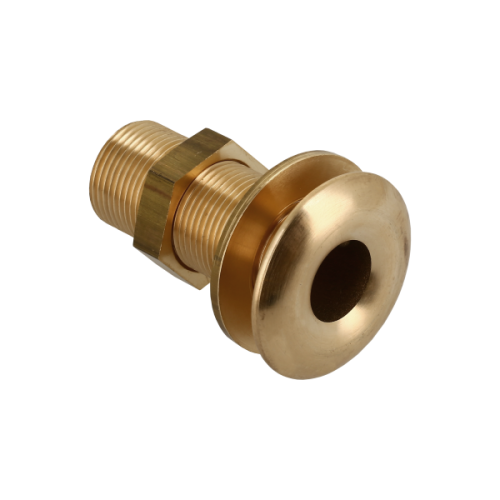 BONFIX Huiddoorvoer bol messing incl. moer en ring