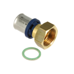 BONFIX Alu-pers 2-del. kopp. met losse moer 1/2" bi. x 16 mm