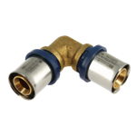 BONFIX Alu-pers kniekoppeling 1" bi.dr. x 26 mm