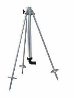 Sproeier standaard driepoot 100/140cm 2"