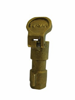 Vyrsa VYR-81 Messing Afsluitklep 3/4" bi.dr.