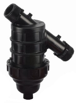 AK Palaplast schijffilter 1¼" met schijffilter - 125 micron - max. doorlaat 6 m³/uur - max. 6 bar