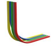 DoorvoerbochtenStandaard setjes met 5 bochten1200x5000 met CAI 50 mm set 5 bochten