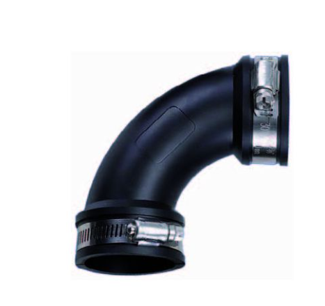 Flexibele bocht 3" / 90mm