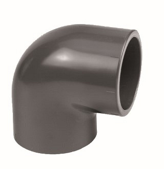 VDL PVC hulpstukken. Knie 90°