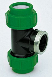 Tyleen T-stuk met binnendraad