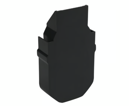 Lijngoot Smal pvc eindplaat gesloten