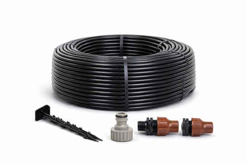Een druppelsysteem is een waterbesparende oplossing voor gerichte bewatering van planten, borders en gewassen. Het assortiment bestaat uit druppelslangen voor gelijkmatige waterafgifte, druppelslang hulpstukken voor het aansluiten en uitbreiden van het systeem en Y-filters om vervuiling van de slangen te voorkomen. Daarnaast zijn er aanzuigslangen beschikbaar voor een betrouwbare watertoevoer. Samen zorgen deze onderdelen voor een efficiënt en onderhoudsvriendelijk irrigatiesysteem.