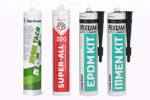 Binnen het assortiment montagekitten zijn verschillende oplossingen beschikbaar voor uiteenlopende toepassingen. Zo zijn er kitten voor daktoepassingen, waaronder EPDM kit voor het verlijmen en afdichten van EPDM dakbedekking. Daarnaast zijn lijmkitten beschikbaar voor sterke en flexibele verbindingen en shellkit voor het afdichten van naden en aansluitingen. Ook de universele montagekit maakt deel uit van het aanbod en is geschikt voor diverse bouw- en montagewerkzaamheden. Samen bieden deze kitten een breed inzetbaar assortiment voor professioneel gebruik.