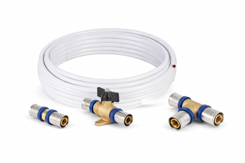 Zorg bij Bonfix Alu-pers voor het juiste persgereedschap en persbek en controleer altijd of de buis haaks en braamvrij is afgesneden. Markeer de insteekdiepte vóór het persen en controleer de koppeling visueel na montage. Gebruik waar nodig mantel of isolatie om leidingen te beschermen en warmteverlies te beperken. Door zorgvuldig te werken, ontstaat een betrouwbare, lekvrije en duurzame persverbinding.