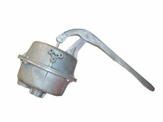 Hand-membraanpomp aluminium   Zuigaansluiting: ¾” bi.