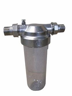 Patroonfilter 1¼" met messing bovenkop - max. 20 bar