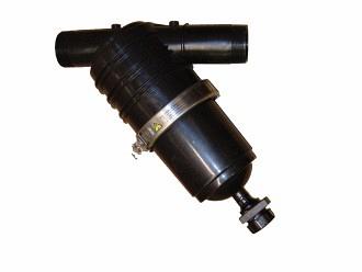 AK Palaplast Proteas schermfilter 3"  met gaasfilter - max. doorlaat 60 m³/uur - 125 micron - 10 bar