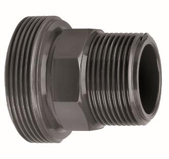 VDL Draadeind spuitgietkoppeling 2 x buitendraad