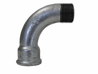 Gegalvaniseerde Sanha Nr.1 bocht bi-bu