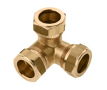 Bonfix Knel Messing Hoek T-stuk