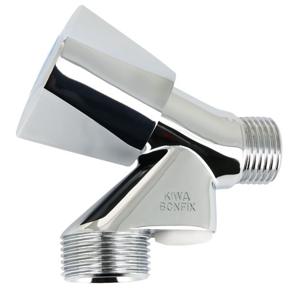 BONFIX Beluchterkraan met chromen knop