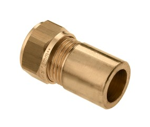 BONFIX Knel messing T-stuk renovatiekoppeling 15 mm