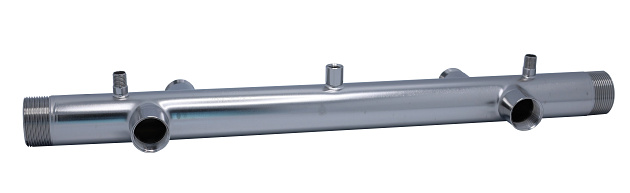 RVS manifold Pers 1 1/2 -1" (3x1/4)