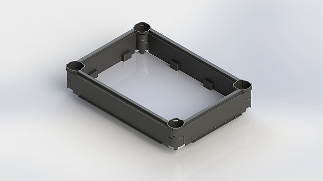 STAKKA Bodemplaat met ring 915x610x150mm