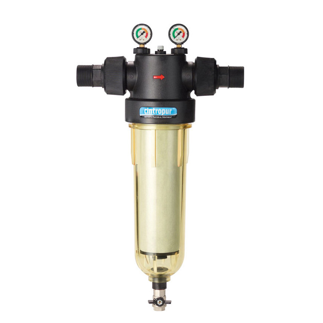 Cintropur NW25 1" - max. doorstroming 5.500 l/min - 25 micron - max. 16 bar