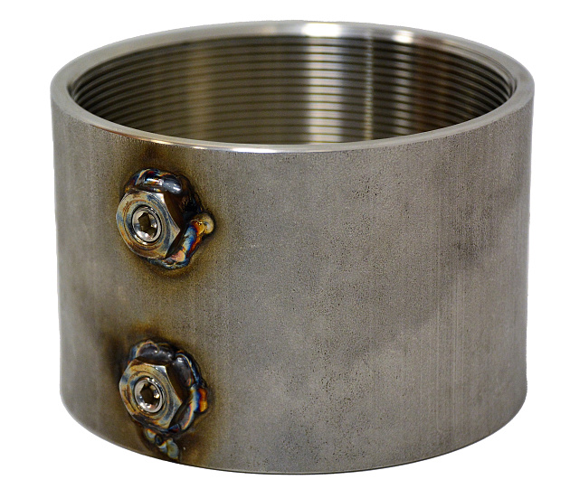 Lassok 4" RVS316 met 2x M10 lasmoer