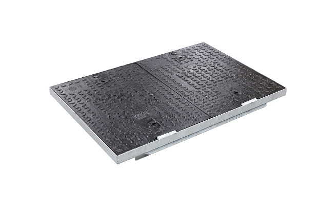 STAKKA Gietijzeren deksel (2-delig) (Klasse D400) 915x610mm