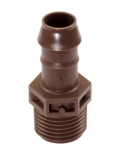 Rain Bird XFF Rechte verbinder 1/2" bu.dr. 17 mm