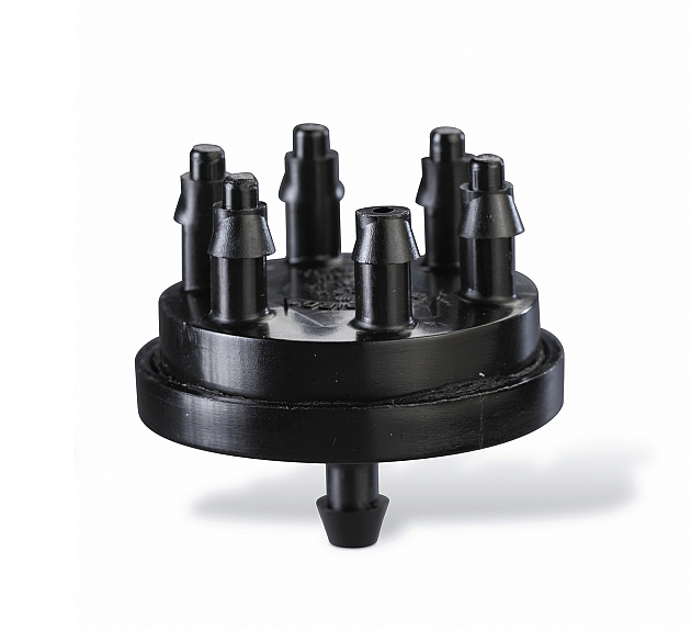 Rain Bird XB-10-6 verdeelblok 6-weg